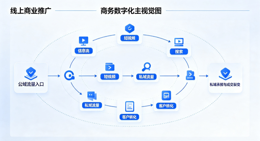金湖县线上商业推广怎么做？全域流量闭环搭建与低成本转化实战指南
